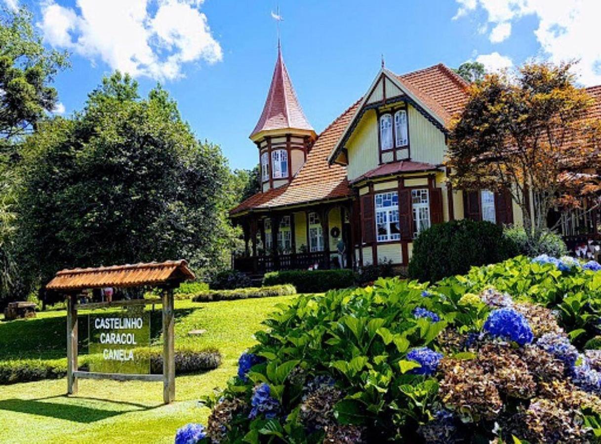 Apart-Hotel Em Gramado, Padrao 4 Estrelas, No Centro Ngoại thất bức ảnh