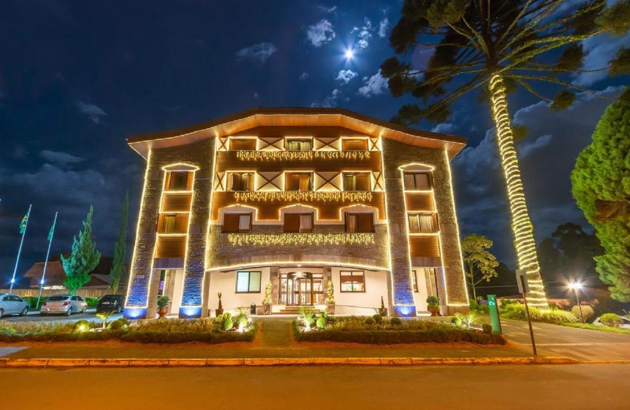 Apart-Hotel Em Gramado, Padrao 4 Estrelas, No Centro Ngoại thất bức ảnh