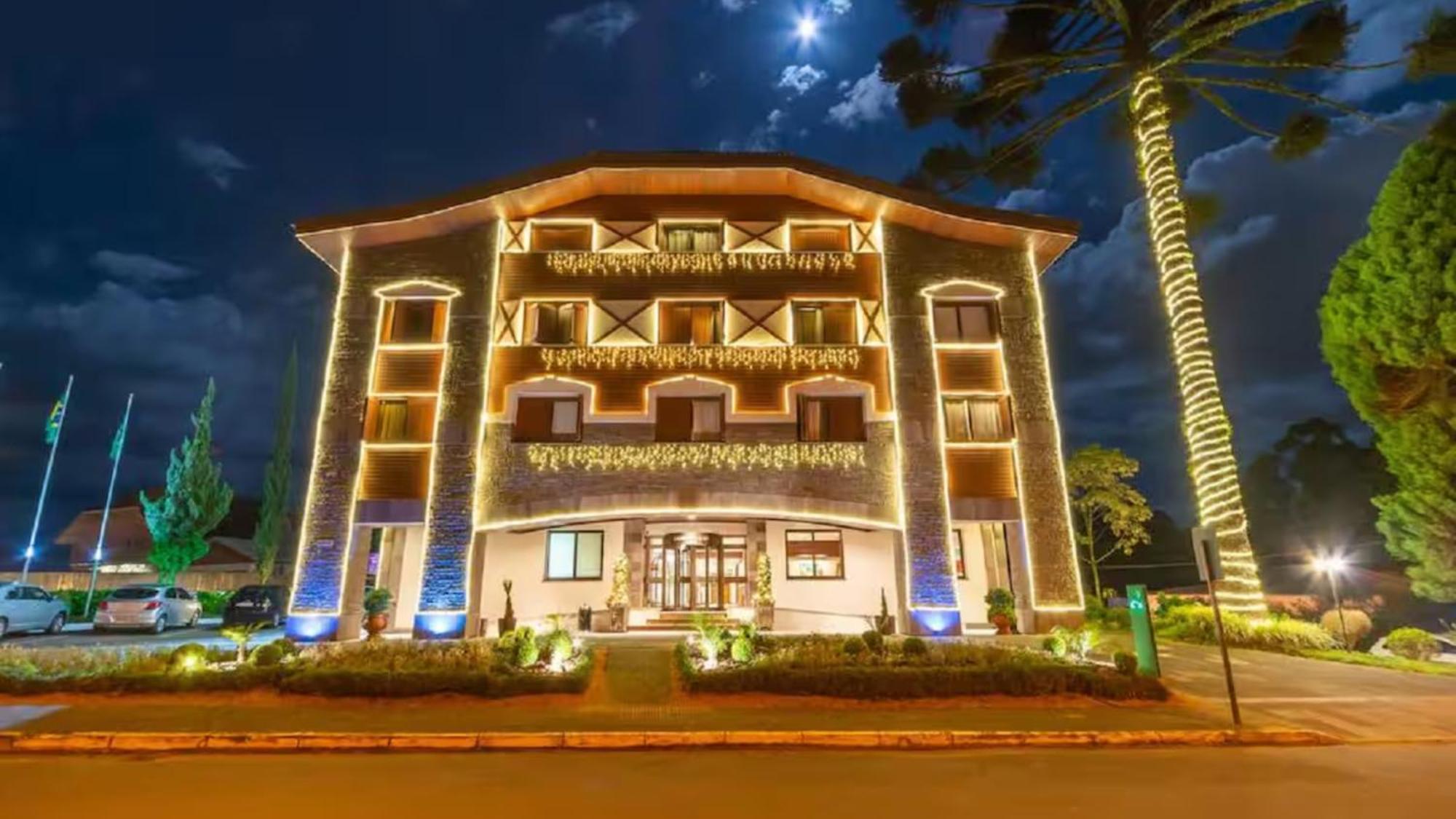 Apart-Hotel Em Gramado, Padrao 4 Estrelas, No Centro Ngoại thất bức ảnh